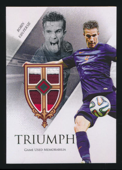 2021 Futera Game Worn Triumph Robin Van Persie #TP24 4/7 Arsenal