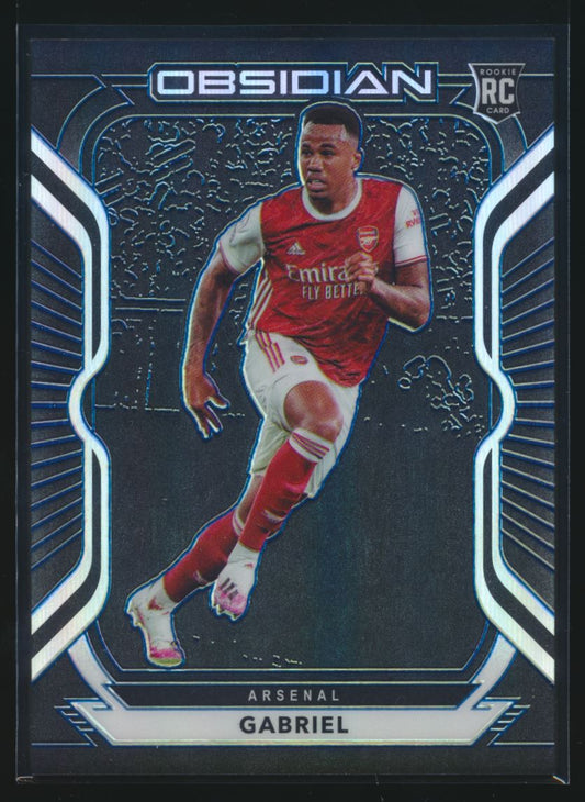 2020-21 Panini Obsidian Soccer 01/30 Gabriel RC #26 Rookie Electric Etch Blue