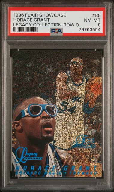 1996 FLAIR SHOWCASE LEGACY COLLECTION BASKETBALL #88 Horace Grant LEGACY COLLECTION-ROW 0 PSA 8