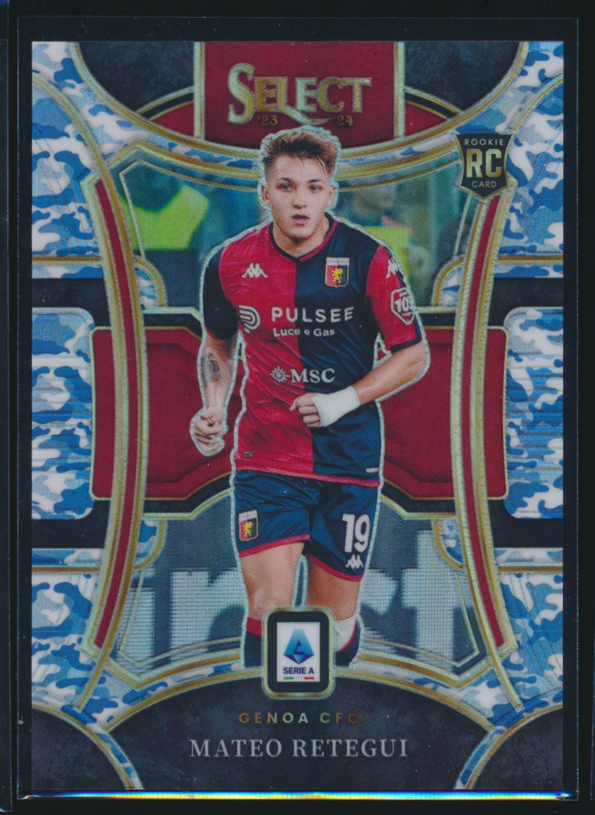 2023-24 Panini Select Serie A #141 Mateo Retegui - Mezzanine Winter Camo 18/30 RC Rookie