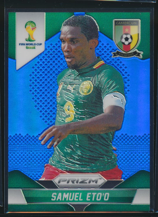 2014 Panini Prizm World Cup Blue Prizm /199 Samuel Eto'o #40