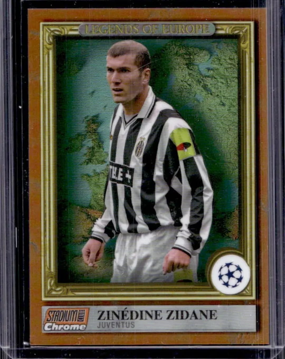 2023-24 Topps UEFA Champions League NO LE-ZZ Zinedine Zidane /25 Stadium ChromeClub