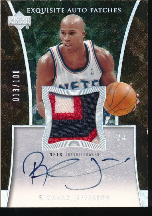 2004-05 Exquisite Collection Upper Deck No.AP-RJ Richard Jefferson UD 24 /100