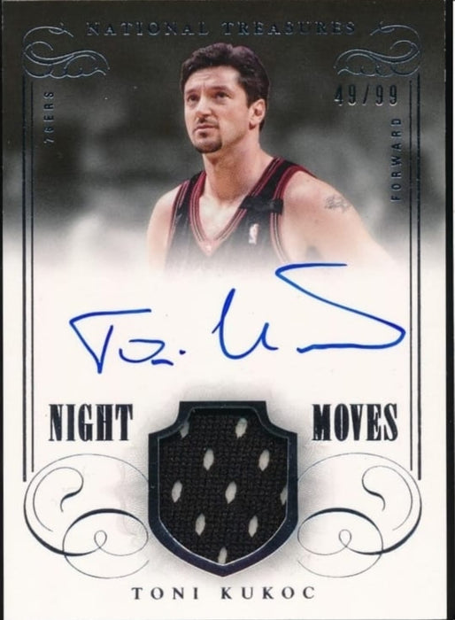 2013-14 Panini National Treasures Basketball No. NM-TK Toni Kukoc Autograph NBA /99