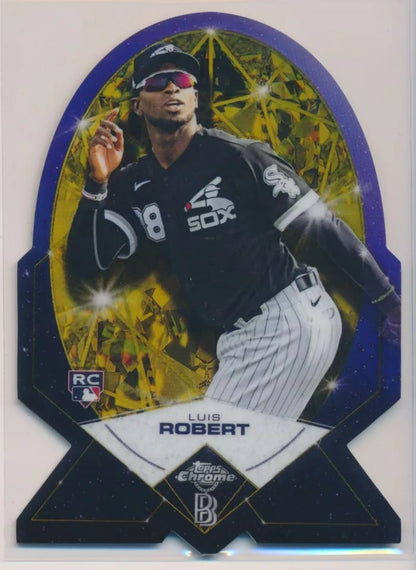 2020 Topps Chrome Ben Baller Rookie RC Die-Cut Gold 07/50 Luis Robert #BDC-15 SP