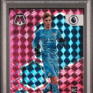 2021 PANINI MOSAIC PREMIER LEAGUE PINK MOSAIC Cole Palmer /25 psa 9