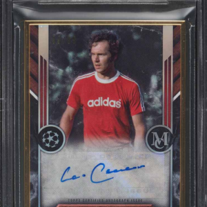 2022 Topps Museum Uefa Franz Beckecnbauer autograph /99 BGs 8.5