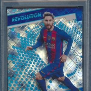 2017 Panini revolution cosmic Lionel Messi /100 PSA 9