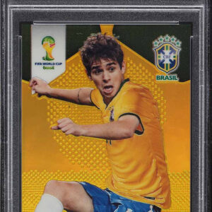 2014 Panini Prizm World Cup Gold Oscar /10 #109 PSA 8 NM-MT