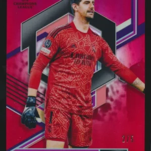 2022-23 Topps Finest UEFA Club Competitions Red Ref #81 Thibaut Courtois /5 RARE