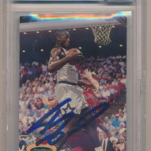 12895447 Shaquille Shaq O'Neal Signed 1992-93 Stadium Club Card #247 BAS Auto 10
