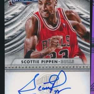 2013-14 Panini Crusade Sultans of Springfield scottie Pippen  #13On Card Auto /25