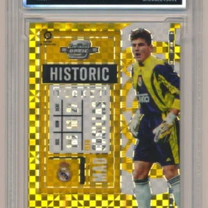 2020-21 Panini Chronicles Contenders Optic IKER CASILLAS Gold Power Prizm AC 9.5