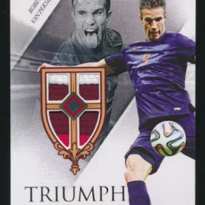 2021 Futera Unique Triumph Robin Van Persie #TP24 Game Worn Used Memorabilia 4/7