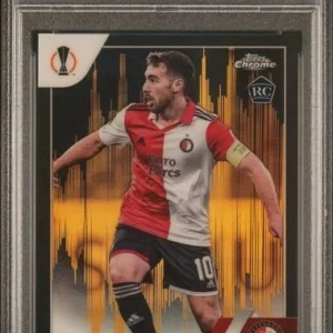 2022-23 Topps Chrome Club #151 Orkun Kokcu RC PSA 10 Black Gold seismic /30 pop1