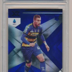 2019 Panini Chronicles XR Rookies Blue #XR14 Dejan Kulusevski #/50 PSA 9