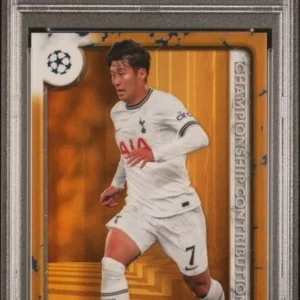 2023 Stadium Club Chrome Heung-Min Son Championship Contributions Gold /50 PSA 9