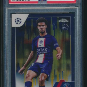 2022-23 Topps Chrome Black & Gold UEFA UCL RC Warren Zaire Emery #135 Psa 9 /30