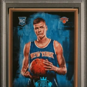 2015 Panini Court Kings Kristaps Porzingis Rookie Portraits Sapphire 24/25 PSA 9