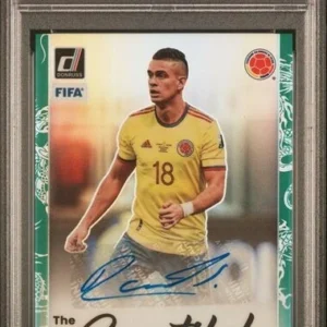 2022 Donruss FIFA Rafael Santos Borre The Beautiful Game Dragon Auto /8 PSA 10