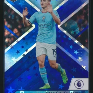 2022-23 Panini Chronicles XR EPL Julian Alvarez Gold /16 Rookie #117
