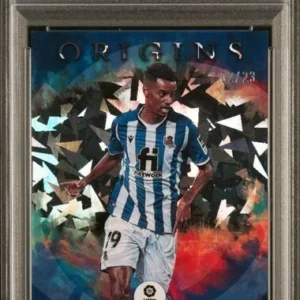 2021-22 Chronicles Origins La Liga 98 Cracked Ice Alexander Isak /23 PSA 9 pop 1