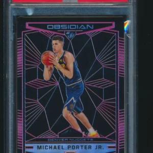 2018-19 Chronicles Michael Porter Jr Pink Obsidian /75 Preview PSA 10 #582 RC SP