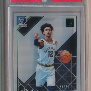 2019 Clearly Donruss Ja Morant #2 The Rookies Green Rookie RC Card /25 PSA 9