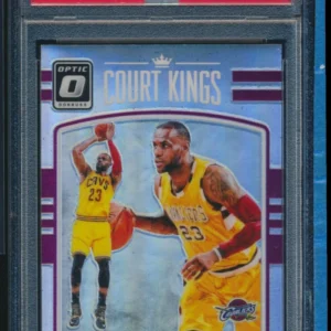 2016-17 Panini Donruss Optic Court Kings Holo Prizm #1 Lebron James PSA 9 CAVS