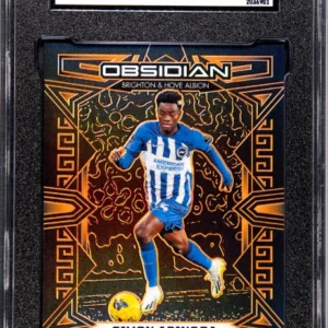 2023-24 Panini Obsidian Oranges Etch Rookie Simon Adingra /40 #27 rc SGC 9.5