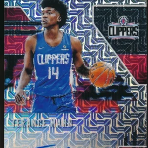 2019-2020 Panini Prizm #SSTMN Terrance Mann Sensational Sig MOJO # 4/25 Clippers