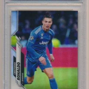 2019-20 Topps Chrome SP Variation Cristiano Ronaldo Refractor SP PSA 9 #100