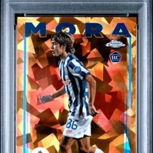2024-25 Topps Sapphire Orange Rookie Rodrigo Mora /25 PSA 9