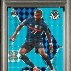 2020-21 Mosaic Euro Marcus Thuram Blue Fluorescent 06/15 Rookie RC PSA 10 Pop 2