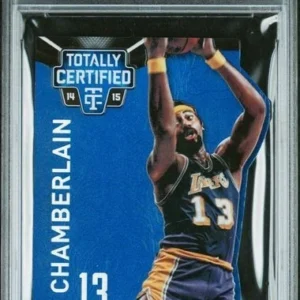 2014 Panini Totally Certified Mirror Platinum Blue #132 WILT CHAMBERLAIN /74 PSA 10