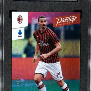 2019-20 Panini Chronicles Zlatan Ibrahimovic Prestige XTRA Points /25 SGC 9.5