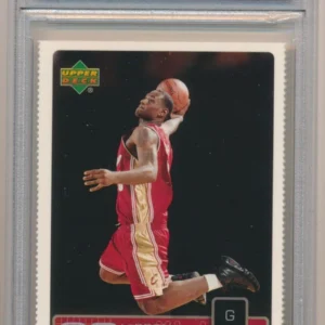 2003 Upper Deck LeBron James ROOKIE Magazine Sports Coll #UD1 RARE Grade PSA 9