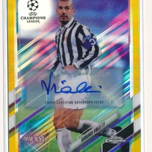 2020-21 Topps UCL Steve Aioki Chrome Gold Refractor /50 Gianluca Vialli #52