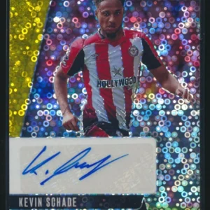 2024-25 Panini Prizm EPL Gold disco Auto /10 Kevin Schade #S-KS Brentford