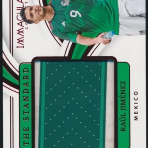 Raul Jimenez 2023-24 Panini Immaculate The Standard Red Patch Jersey 7/10 Mexico