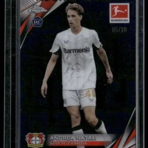 2024-25 Topps Chrome Bundesliga #63 Andrea Natali Black #/10