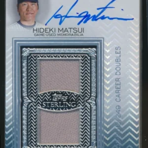 2021 Topps Sterling Sterling Swings Auto Relics /25 Hideki Matsui #SWAR-HM Auto