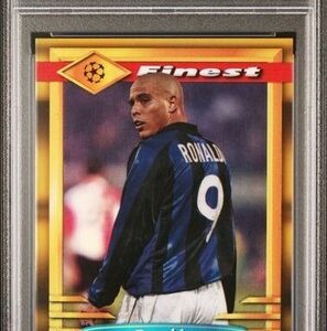 2022-23 Topps Finest Flashback RONALDO Gold Refractor /50 #55 PSA 9 POP 2