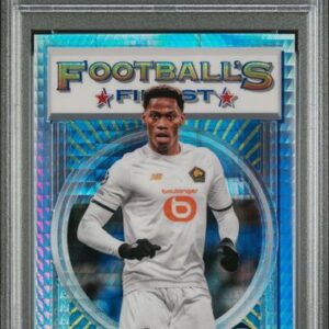 2021-22 Topps Finest Flashbacks Jonathan David RC #86 Prism Refractor /35 PSA 10