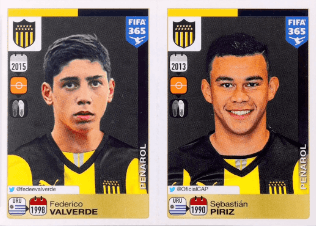 Federico Valverde 2016 Panini FIFA 365 Stickers
