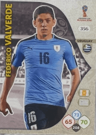Federico Valverde 2018 Panini Adrenalyn XL FIFA World Cup #356
