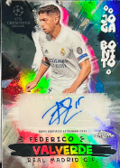 2020-21 Topps Chrome UCL Joga Bonito Auto Federico Valverde