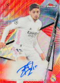 Federico Valverde 2020-21 Topps Finest UCL Auto