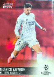 Federico Valverde 2020-21 Stadium Club Chrome UCL