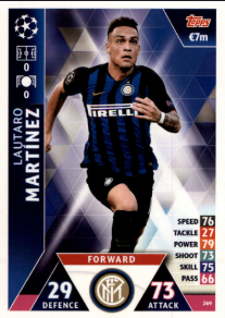 2018-19 Topps Match Attax UEFA Champions League #269 Lautaro Martínez